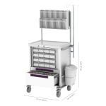 Carrelli per farmaci premium