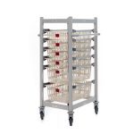 Open transport medical carts