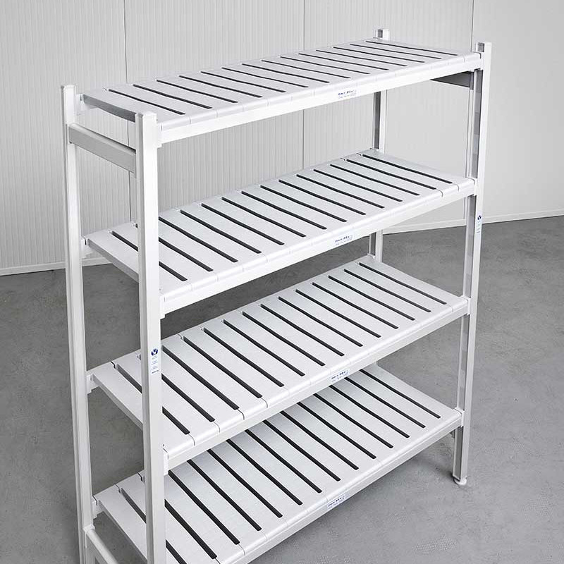 scaffalatura per camere bianche
