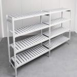 scaffalatura per camere bianche