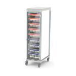 Storage medical cart short side